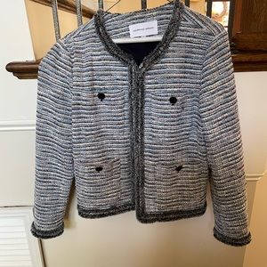 Cropped jacket. Cute with jeans.